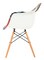 LeisureMod Willow Multi-Colored Patchwork Fabric Eiffel Accent Chair - Multi-Color